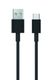 2GO USB Datenkabel USB-C 3.1 100cm schwarz