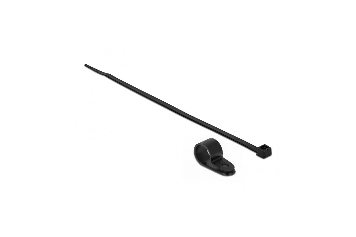 DELOCK Befestigungsschelle 15,8 mm mit KBI 350x4,8mm schwarz