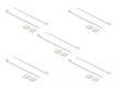 DELOCK Befestigungssockel 20x20mm mit Kabelbinder 100x2.5mm