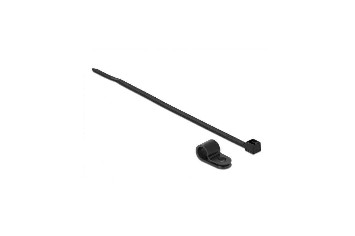 DELOCK Befestigungsschelle 7,9 mm mit KBI 250x3,6mm schwarz