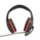 gembird Headset Stereo+Mikro verstellbar Klinke schwarz/rot