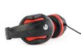 gembird Headset Stereo+Mikro verstellbar Klinke schwarz/rot