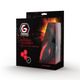 gembird Headset Stereo+Mikro verstellbar Klinke schwarz/rot