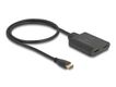 DELOCK HDMI Switch 2 x HDMI in zu 1 x HDMI out 8K 60 Hz