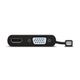 Alogic Adapter DisplayPort Mini -> HDMI VGA 2in1 schwarz
