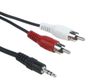 Schwaiger Adapterkabel Stereo 3,5mm Ste -> 2x Cinch Ste 1,5m