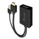 Alogic Adapter Konverter HDMI -> DisplayPort M/F schwarz