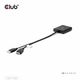 Club3D Adapter HDMI + MicroUSB > DP 4K120Hz aktiv St/Bu retail