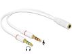 DELOCK Iphone Adapter 4Pin Klinke -> 2x 3Pin Klinke Bu/St