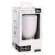 Aktivbox ultron boomer light weiss bluetooth m. LED LampeE27