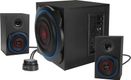 Speedlink Lautsprecher GRAVITY CARBON RGB, 2.1 System, sw retail