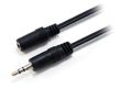 Equip Audiokabel 3.5mm->3.5mm St/Bu 2.50m schwarz Polybeutel