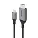 Alogic USB C Adapterkabel Typ C -HDMI M/M 4k 60 Hz 1m, gr