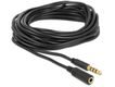 DELOCK Klinkeverl. 3,5mm -> 3,5mm St/Bu 5.00m 4Pin schwar