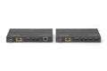 DIGITUS 4K HDBaseT 1x4 HDMI KVM Extender Set, 70m