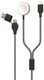 2GO USB/USB-C 2in1 Ladekabel Lightn. & Wireless Pad 180cm sw