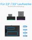Docking- & Klonstation IcyBox 2,5"& 3,5" SATA, USB3.0 TypeA