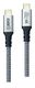 2GO Datenkabel USB-C 3.2 100W PD 120cm grau