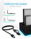 Docking- & Klonstation IcyBox 2,5"& 3,5" SATA, USB3.0 TypeA