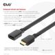 Club3D HDMI-Kabel 2.1 UHD-Verlängerungskabel 1 Meter St/Bu retail