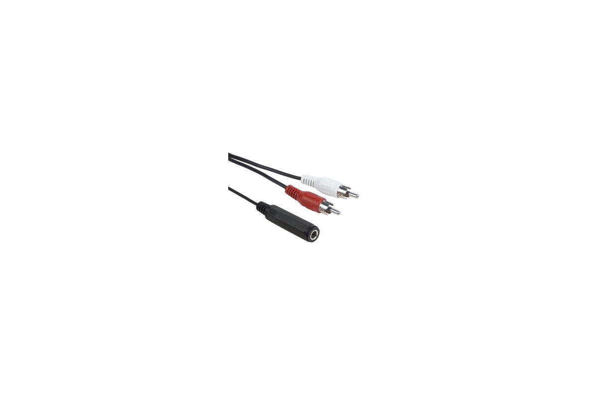 Schwaiger Adapterkabel Stereo 3,5mm Bu -> 2x Cinch Ste 0,2m