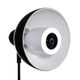 Aktivbox ultron boomer light weiss bluetooth m. LED LampeE27
