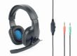 gembird Headset Stereo+Mikro verstellbar Klinke schwarz