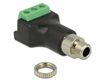 DELOCK Adapter Terminalblock 3Pin > 3,5mm Klinkenbu. z.Einb.
