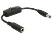 DELOCK Stromkabel DC 5,5 x 2,1mm 1x Bu -> 1x St mit Schalter