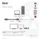 Club3D HDMI-Kabel 2.1 UHD-Verlängerungskabel 1 Meter St/Bu retail