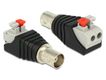 DELOCK Adapter Terminalblock 2Pin -> BNC Buchse