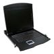 19" LCD KVM Konsole mit 17" TFT Monitor und Tastatur (DE) (Speditionsversand)