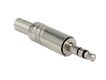 DELOCK Klinkestecker 3,5mm 3Pin lötbar silber