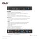 Club3D KVM Switch 4K60Hz 2x DP > HDMI oder DP/2xUSB/Audio