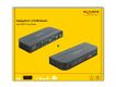 DELOCK DisplayPort 1.4 KVM Switch 8K 30Hz USB 3.0 + Audio