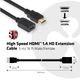 Club3D HDMI-Kabel 1.4 HD-Verlängerungskabel 5 Meter St/Bu retail