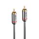 LINDY Audiokabel Digital Koaxial 3.5mm Cromo line 2m