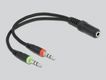 DELOCK Gaming Headset Over-Ear 3,5 mm Klinkenstecker LED