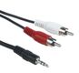 Schwaiger Adapterkabel Stereo 3,5mm Ste -> 2x Cinch Ste 5m