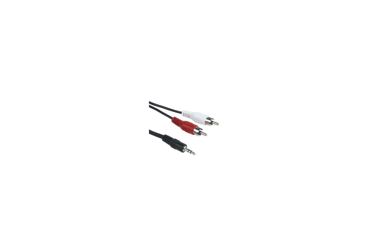 Schwaiger Adapterkabel Stereo 3,5mm Ste -> 2x Cinch Ste 1,5m