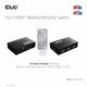 Club3D HDMI Switchbox 3 Eingänge -> 1 Ausgang 8K60Hz UHD retail