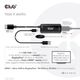 Club3D Adapter HDMI + MicroUSB > DP 4K120Hz aktiv St/Bu retail