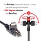 Club3D HDMI-Kabel A -> A 2.0 360° Drehbar 4K60Hz UHD 2 Meter retail