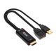 Club3D Adapter HDMI 2.0 > DP 1.2 4K60Hz HDR aktiv St/Bu retail