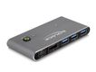 DELOCK DisplayPort KVM Switch 8K 30 Hz mit USB 5 Gbps
