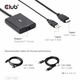 Club3D Adapter HDMI + MicroUSB > DP 4K120Hz aktiv St/Bu retail